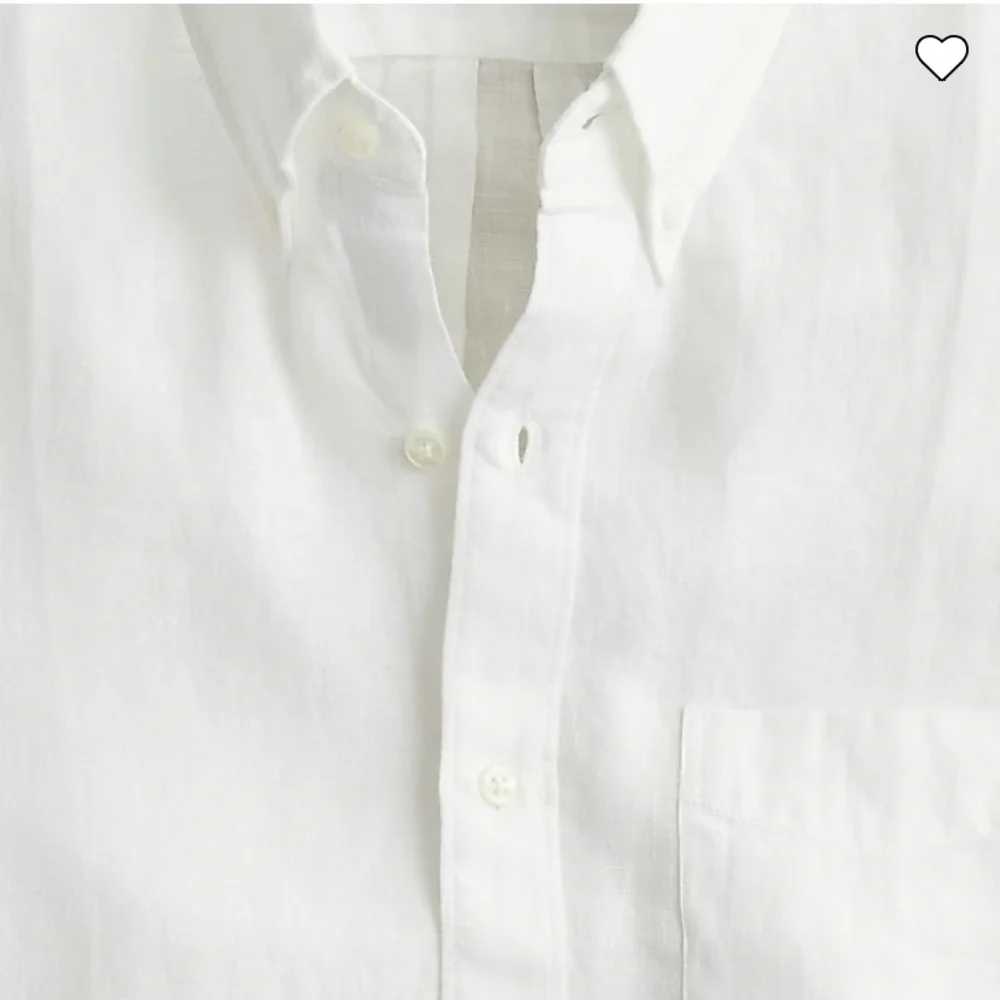 J Crew Short-sleeve Baird McNutt Irish linen shirt BE546